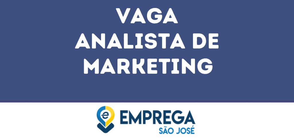 Analista De Marketing-São José Dos Campos - Sp 1