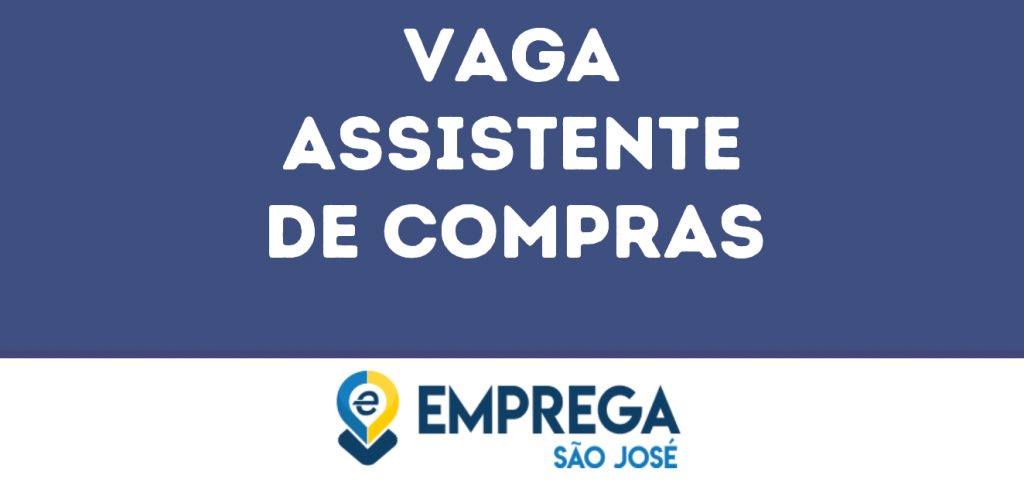 Assistente De Compras-Jacarei - Sp 1