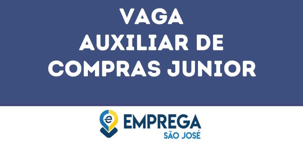Auxiliar De Compras Junior-São José Dos Campos - Sp 1