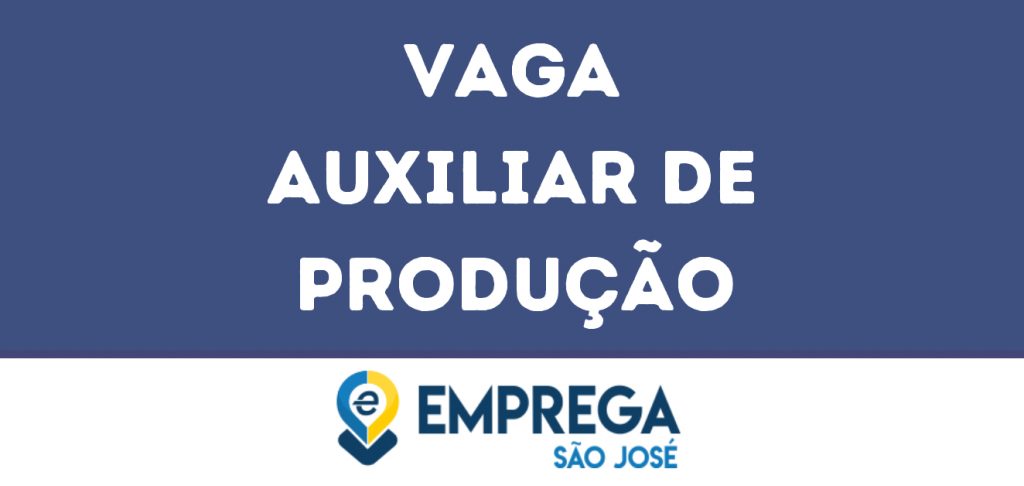 Auxiliar De Produção-Jacarei - Sp 1