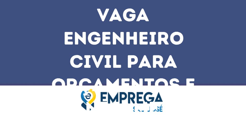 Engenheiro Civil Para Orçamentos E Planejametno-São José Dos Campos - Sp 1