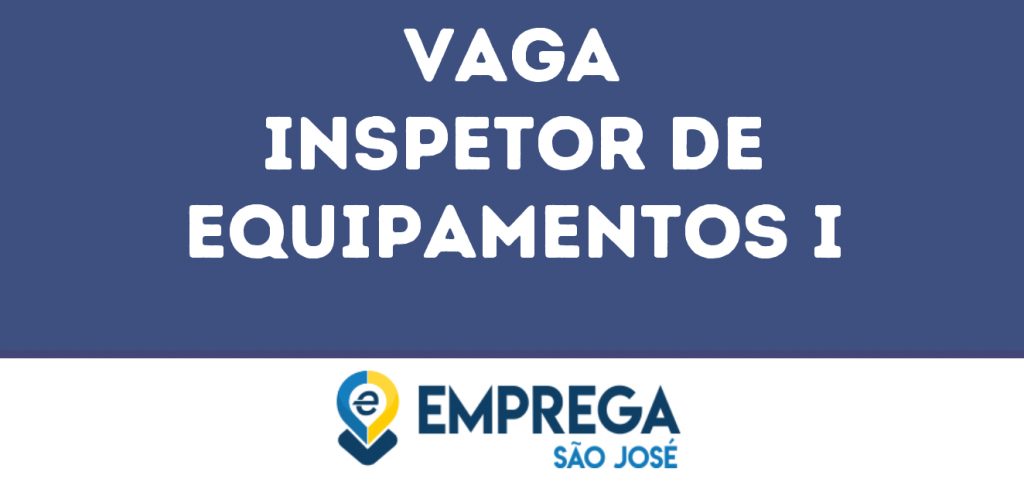 Inspetor De Equipamentos I-Jacarei - Sp 1