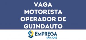 Motorista Operador De Guindauto-Jacarei - Sp 9