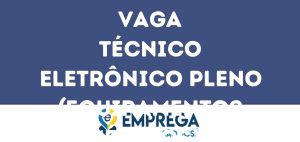 Técnico Eletrônico Pleno (Equipamentos Médicos) - Temporária-São José Dos Campos - Sp 4