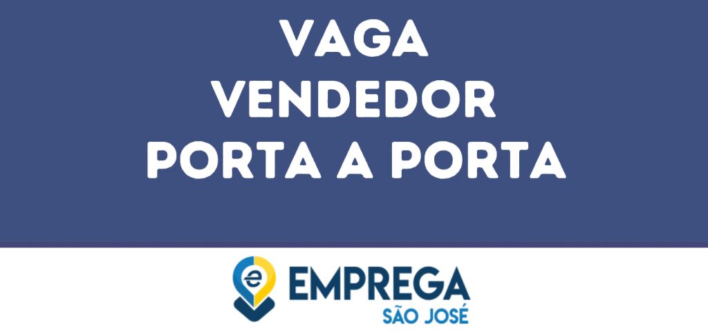 Vendedor Porta A Porta-Jacarei - Sp 1