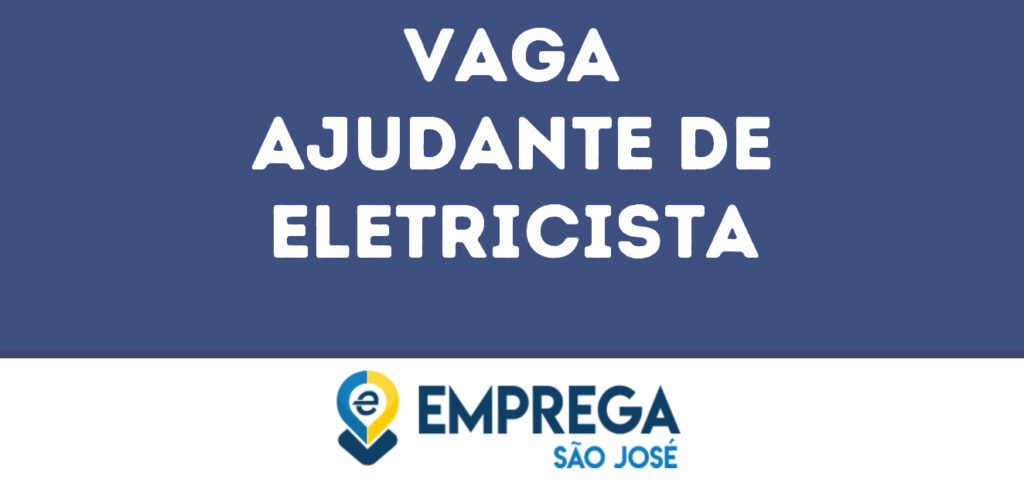 Ajudante De Eletricista-Jacarei - Sp 1