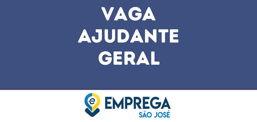 Ajudante Geral -Caçapava - Sp 1