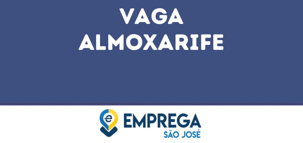 Almoxarife-Guararema - Sp 1