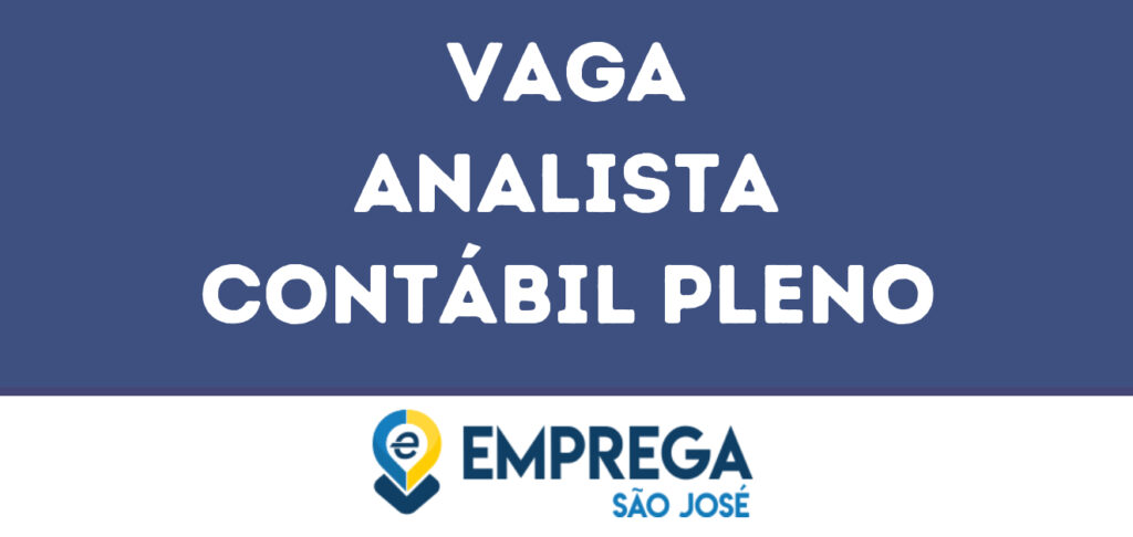 Analista Contábil Pleno-São José Dos Campos - Sp 1