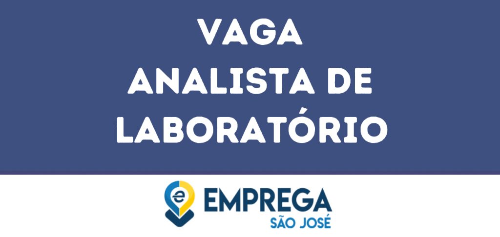 Analista De Laboratório-Jacarei - Sp 1