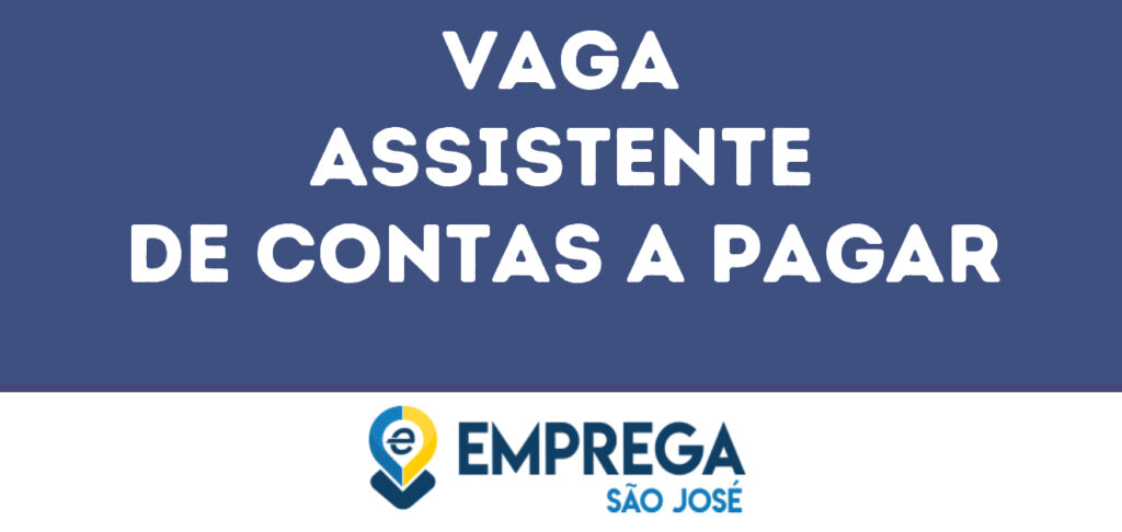 Assistente De Contas A Pagar-São José Dos Campos - Sp 1