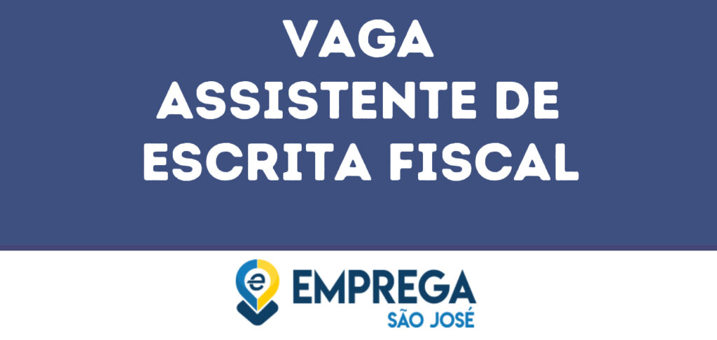 Assistente De Escrita Fiscal-Jacarei - Sp 1