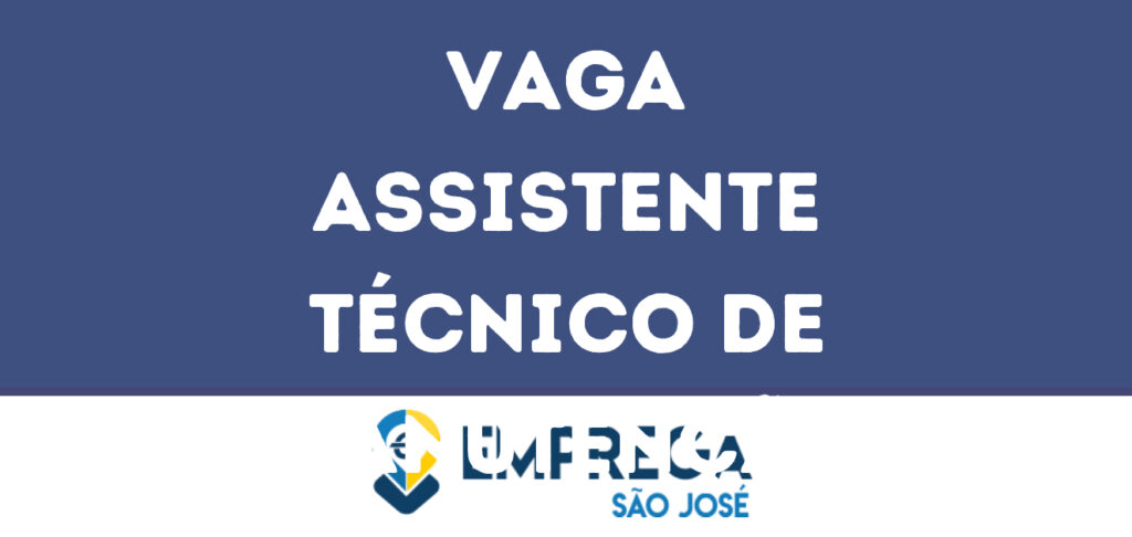 Assistente Técnico De Manutenção-São José Dos Campos - Sp 1