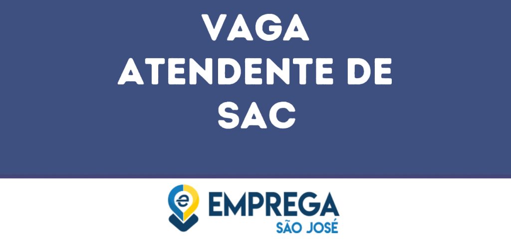 Atendente De Sac-São José Dos Campos - Sp 1