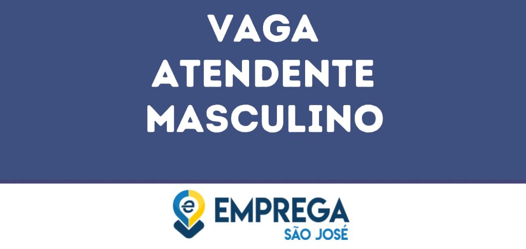 Atendente Masculino-São José Dos Campos - Sp 1