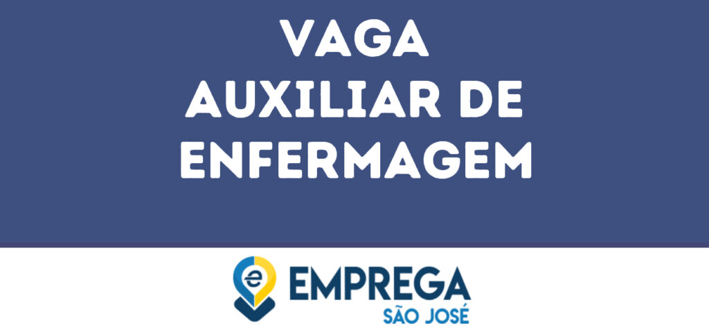 Auxiliar De Enfermagem-São José Dos Campos - Sp 1