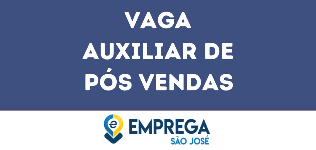 Auxiliar De Pós Vendas-São José Dos Campos - Sp 1