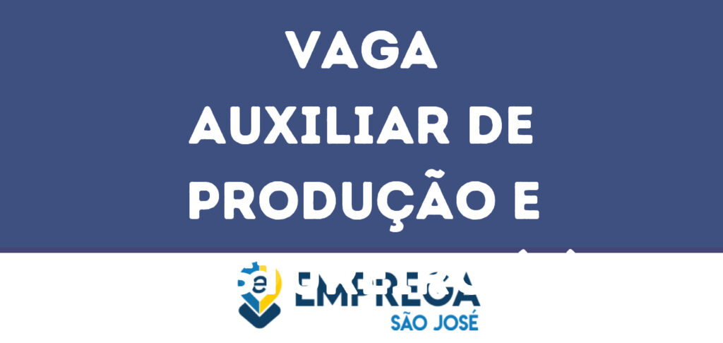 Auxiliar De Produção E Costureiro (A)-Jacarei - Sp 1