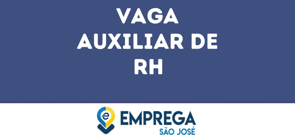 Auxiliar De Rh-São José Dos Campos - Sp 1