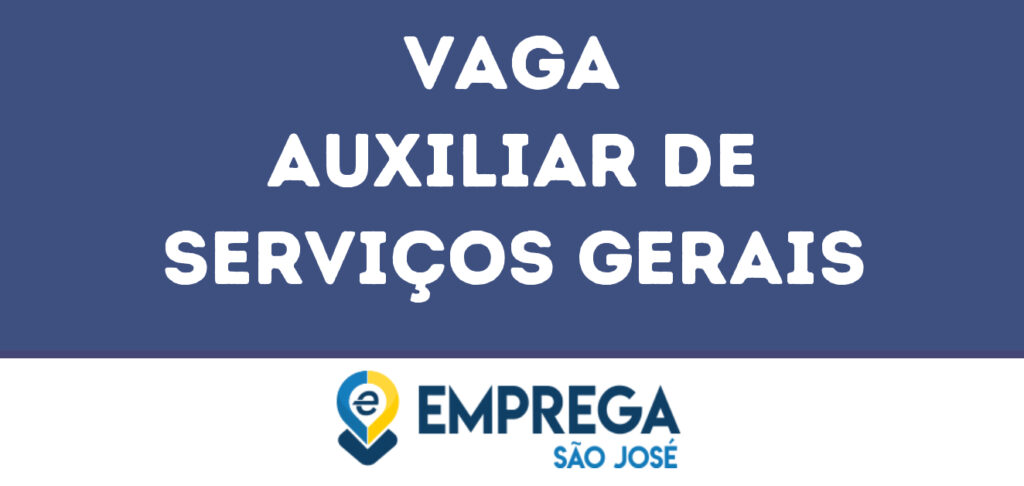 Auxiliar De Serviços Gerais-São José Dos Campos - Sp 1