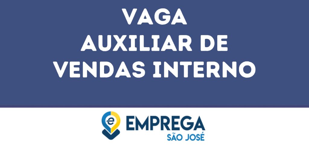 Auxiliar De Vendas Interno-São José Dos Campos - Sp 1