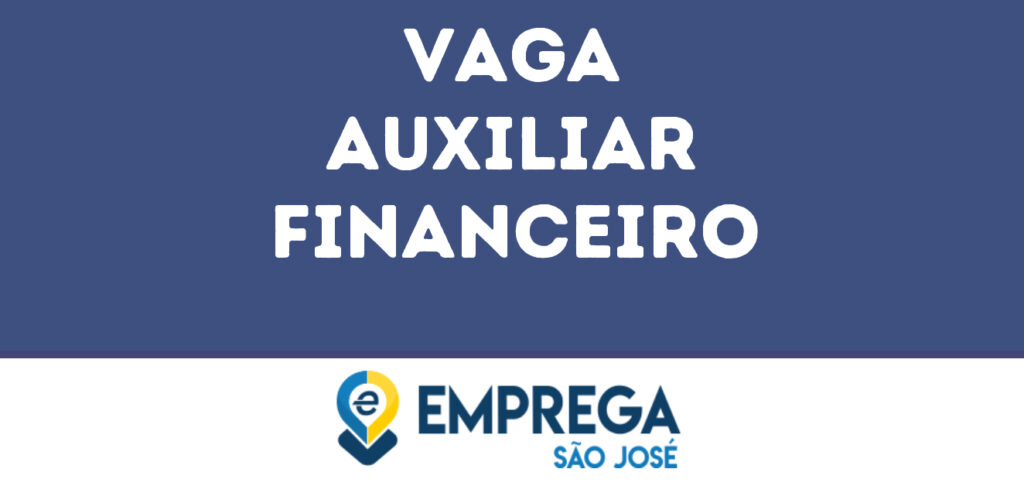 Auxiliar Financeiro-São José Dos Campos - Sp 1