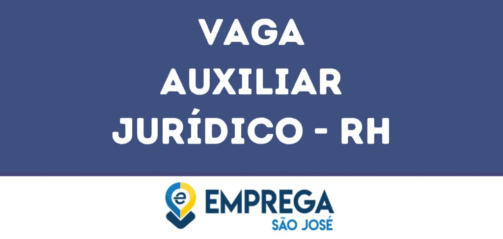 Auxiliar Jurídico - Rh-Guararema - Sp 1