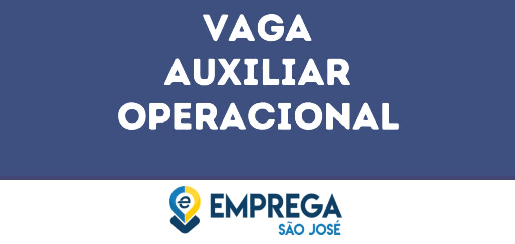 Auxiliar Operacional-São José Dos Campos - Sp 1