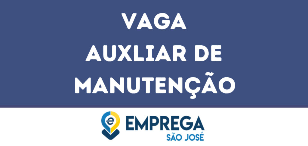 Auxliar De Manutenção-São José Dos Campos - Sp 1