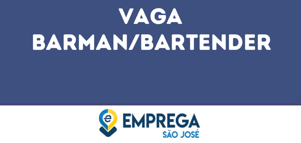 Barman/Bartender-São José Dos Campos - Sp 1