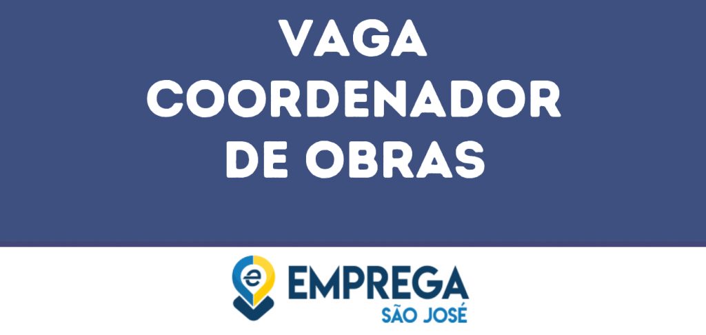 Coordenador De Obras-São José Dos Campos - Sp 1