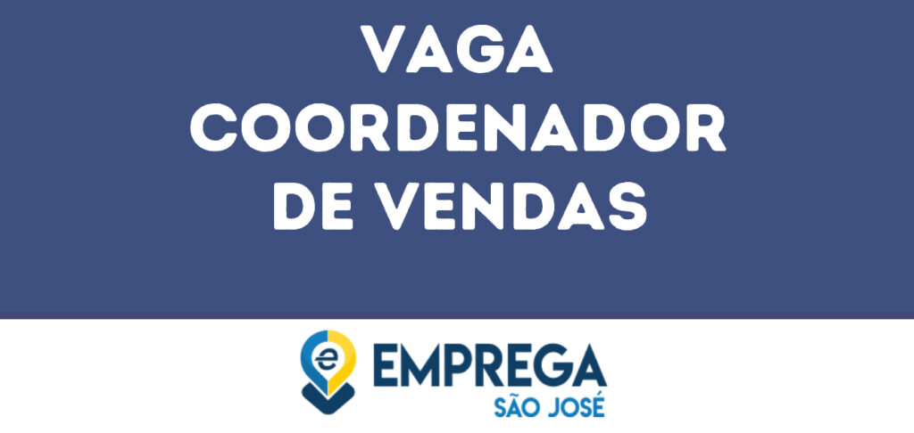 Coordenador De Vendas-São José Dos Campos - Sp 1