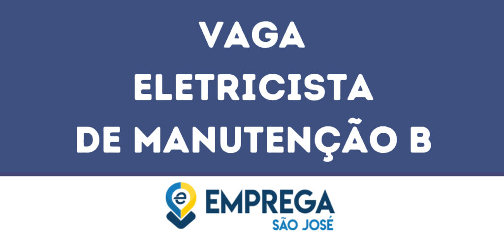 Eletricista De Manutenção B-Jacarei - Sp 1