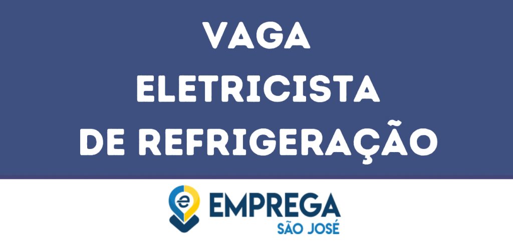 Eletricista De Refrigeração-São José Dos Campos - Sp 1