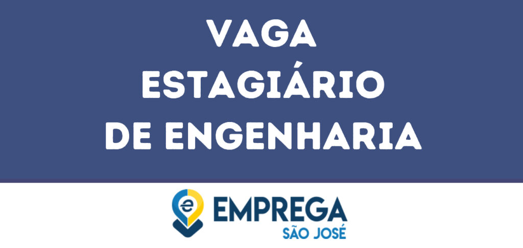 Estagiário De Engenharia-São José Dos Campos - Sp 1