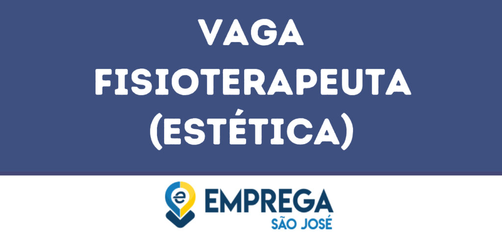 Fisioterapeuta (Estética)-São José Dos Campos - Sp 1