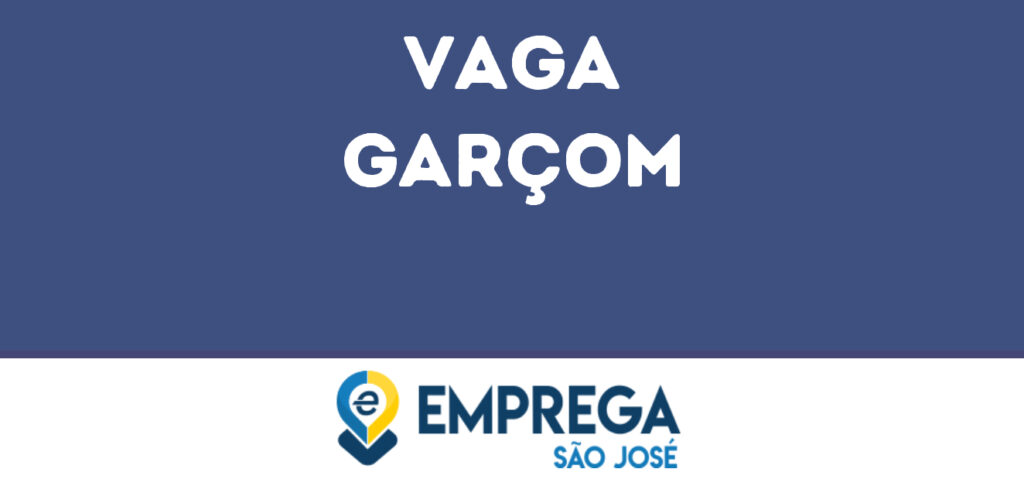 Garçom -São José Dos Campos - Sp 1