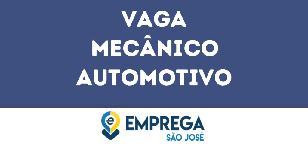 Mecânico Automotivo-São José Dos Campos - Sp 1