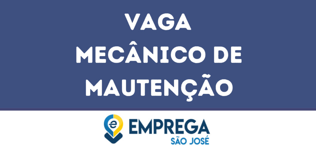 Mecânico De Mautenção-Jacarei - Sp 1