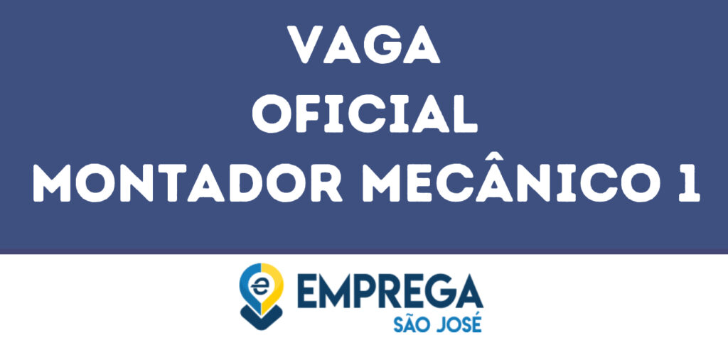 Oficial Montador Mecânico 1-São José Dos Campos - Sp-São José Dos Campos - Sp 1