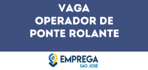 Operador De Ponte Rolante-Jacarei - Sp 12