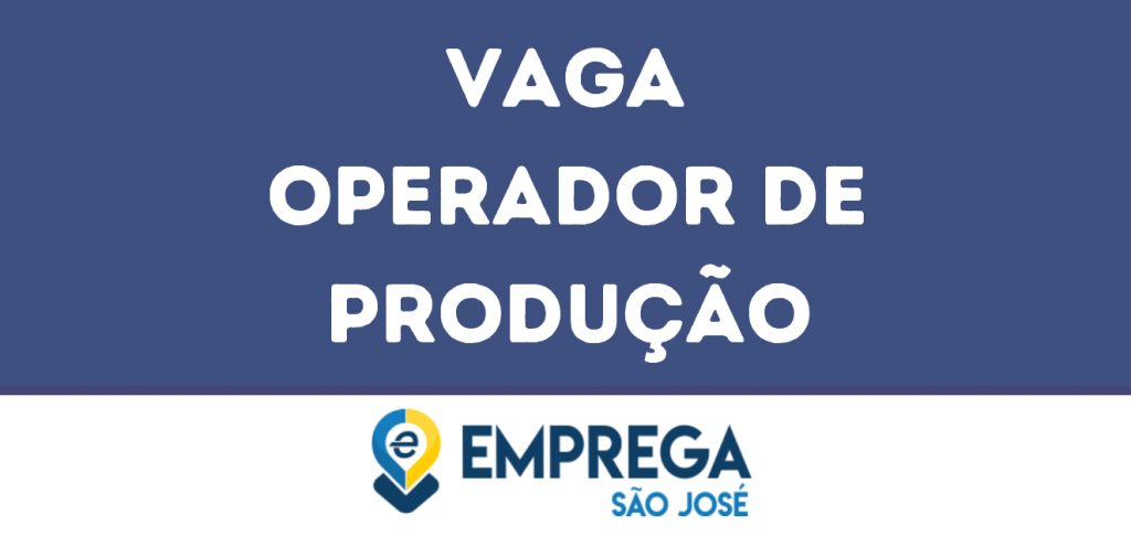 Operador De Produção -Jacarei - Sp 1