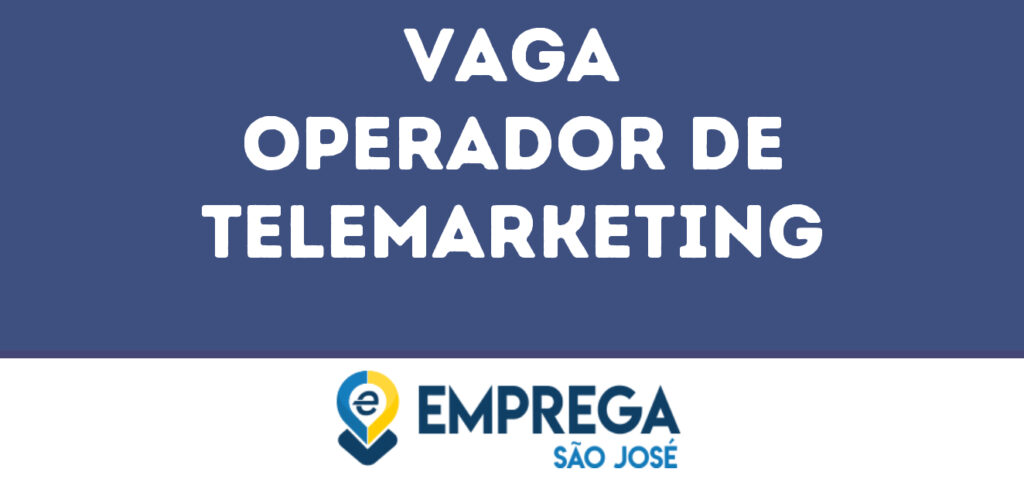 Operador De Telemarketing-Jacarei - Sp 1