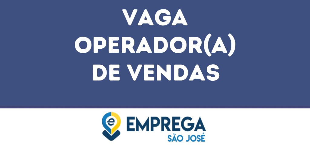 Operador(A) De Vendas-São José Dos Campos - Sp 1