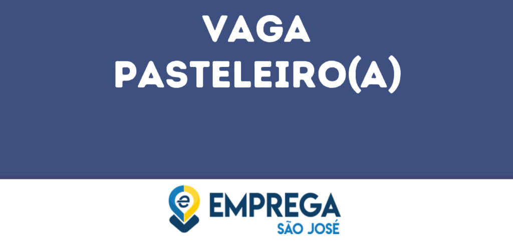 Pasteleiro(A)-São José Dos Campos - Sp 1