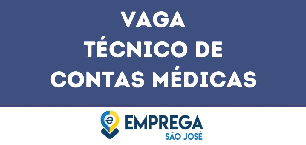 Técnico De Contas Médicas-São José Dos Campos - Sp 1