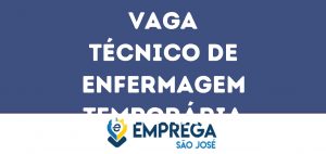 Técnico De Enfermagem Temporária -São José Dos Campos - Sp 13