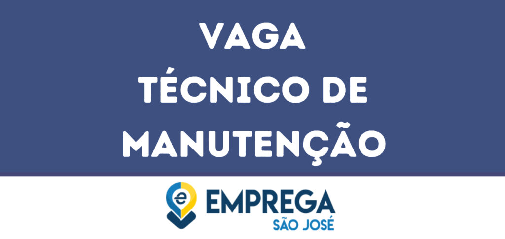 Técnico De Manutenção-São José Dos Campos - Sp 1