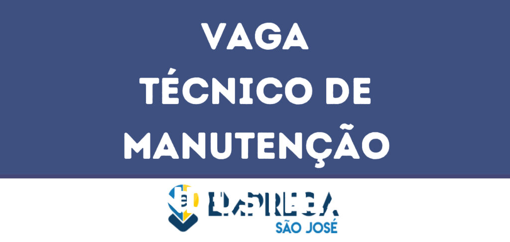 Técnico De Manutenção Industrial-São José Dos Campos - Sp 1