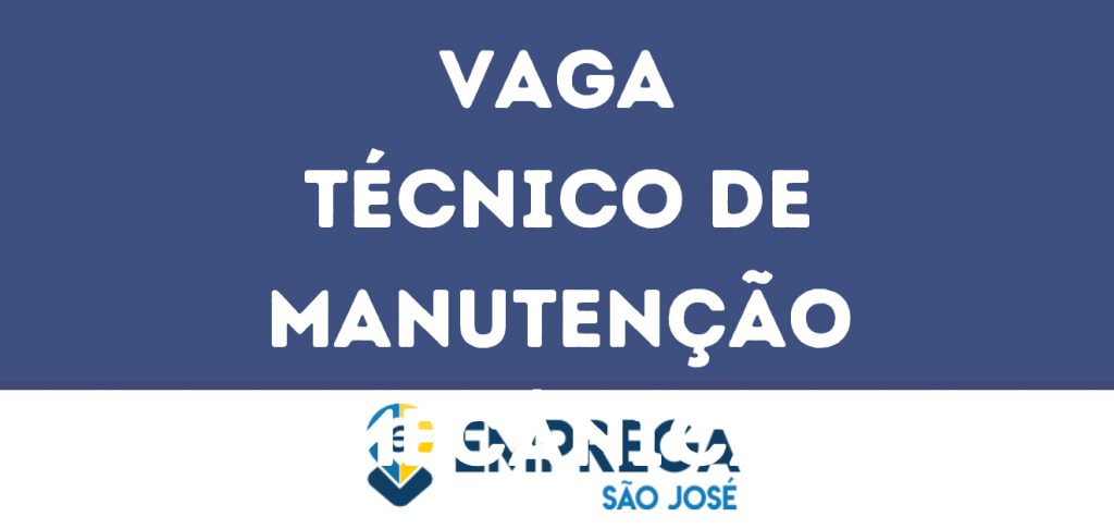 Técnico De Manutenção Mecânica-São José Dos Campos - Sp 1